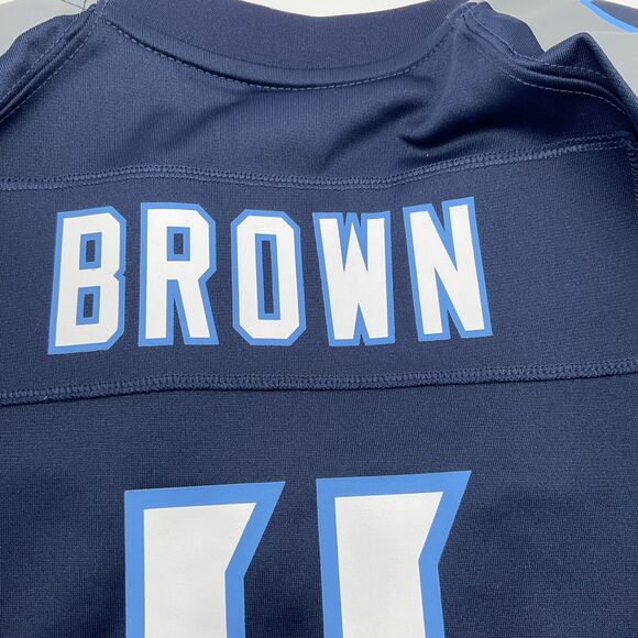 Nike Youth Girls NFL TN Titans Jersey Brown 11 Short Sleeve V-Neck Size Small - Picture 7 of 10